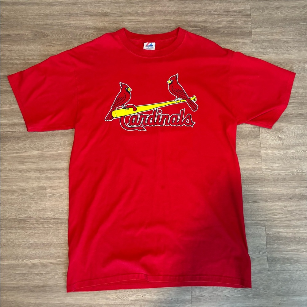 Red Cardinals John Edmonds #15 Graphic T-Shirt